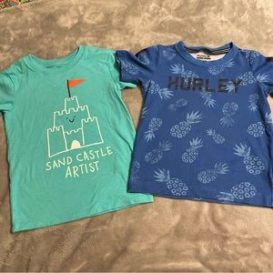 Hurley and Cat & Jack shirts size 4t